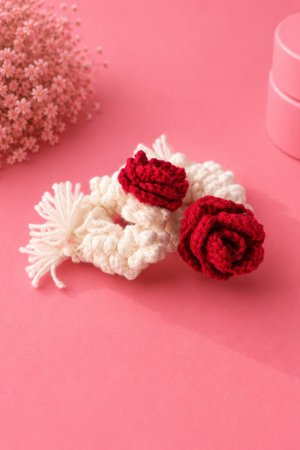 Crochet Rose gajra