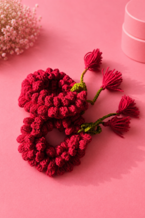 Maroon gajra