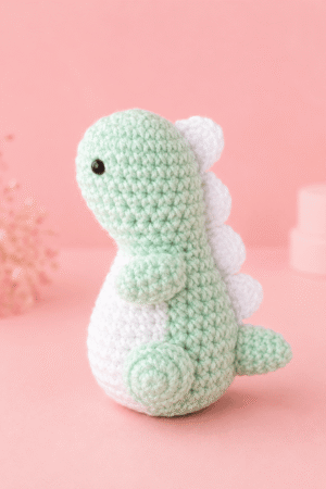 dinosaur crochet plush