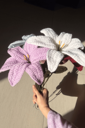Crochet Lily Bouquet