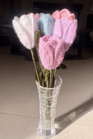 Crochet Tulip Bouquet
