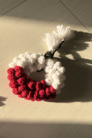 Crochet Dual Tone Scrunchie